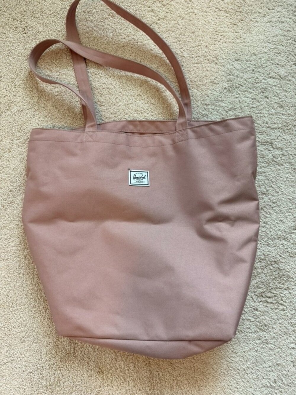 Herschel Supply Co Classic Tote Shoulder Bag In Ash Rose 15”Hx18”Wx6”D